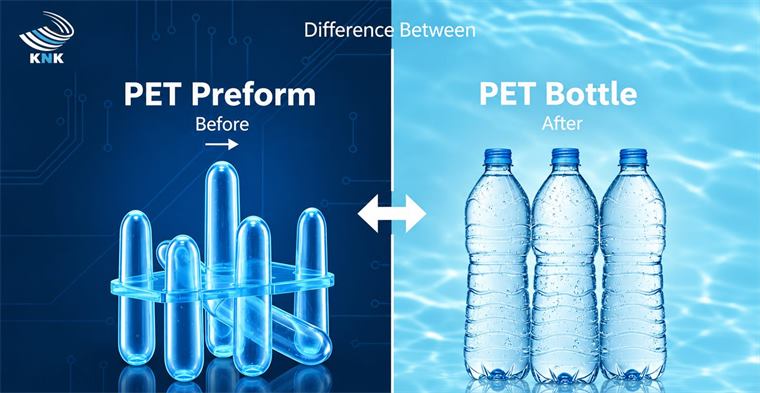 تفاوت پریفرم و بطری PET چیست؟